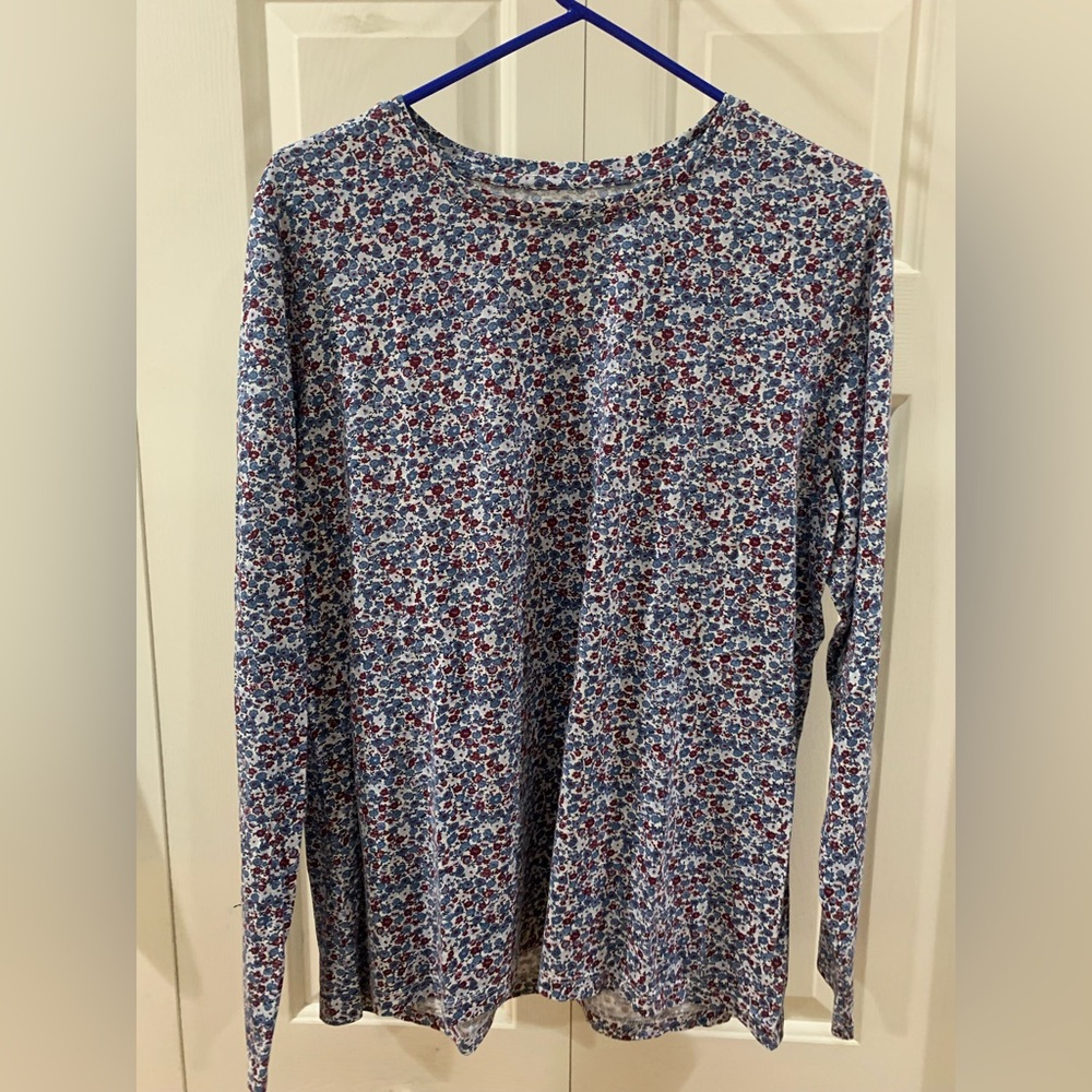 Lands' End Long Sleeve Top size Large